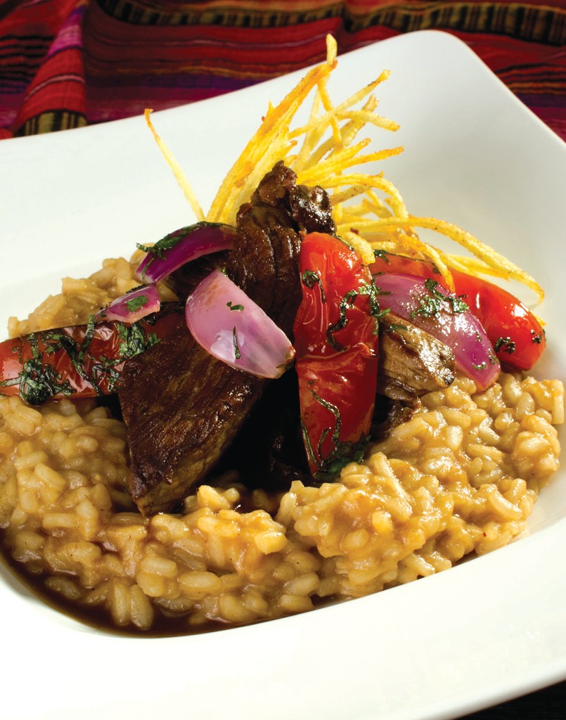 Risotto with Lomo Saltado from Peruvian Kitchen by Morena Cuadra