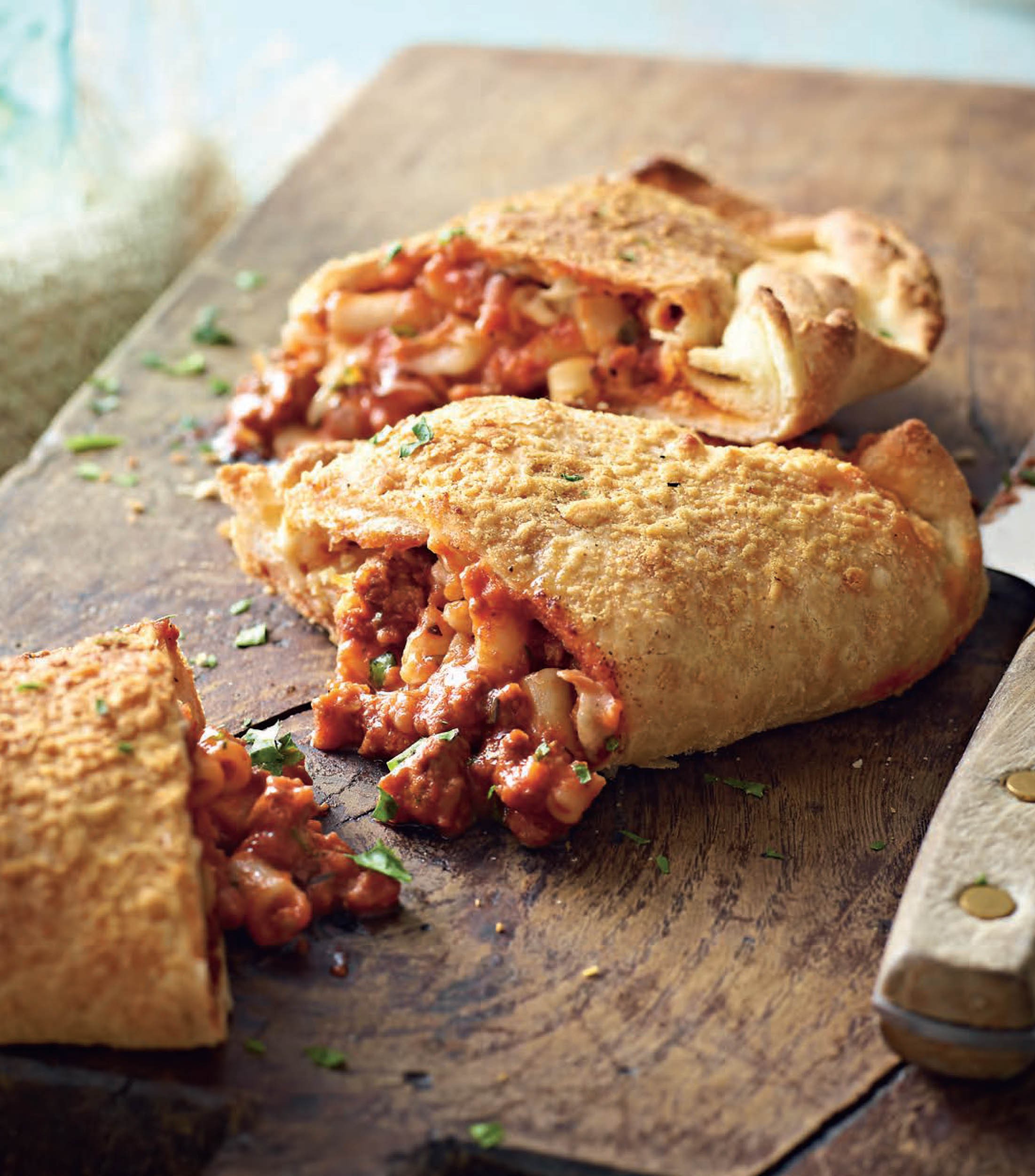 Mom’s Pasta Bolognese Calzone from Pizza by Pete Evans