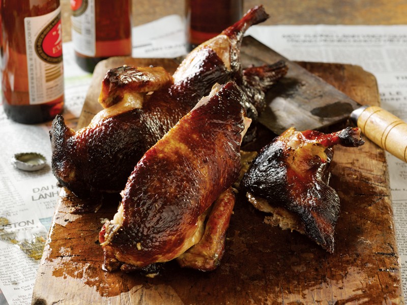 Vietnamese SpitRoasted Duck with Star Anise and Honey from