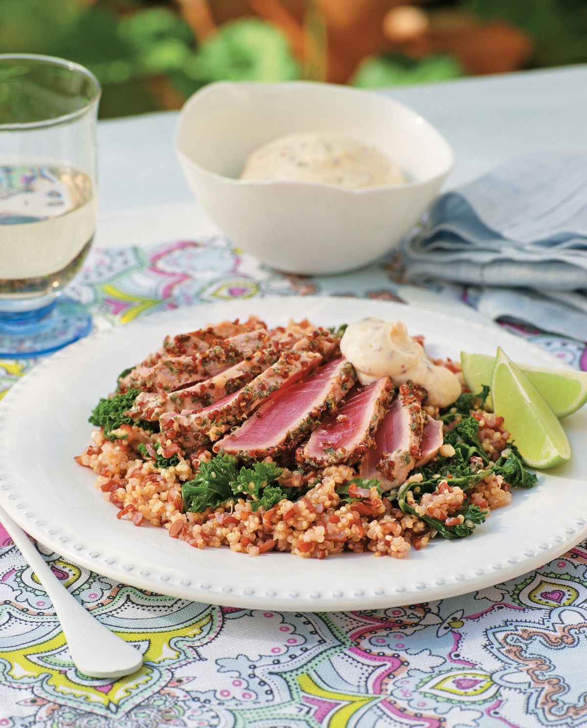 Seared Tuna Carpaccio from The Quinoa Cookbook by Penny Doyle