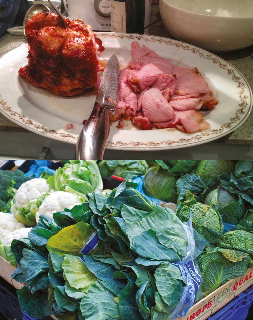 Irish Boiled Bacon and Cabbage from Real Irish Food by David Bowers