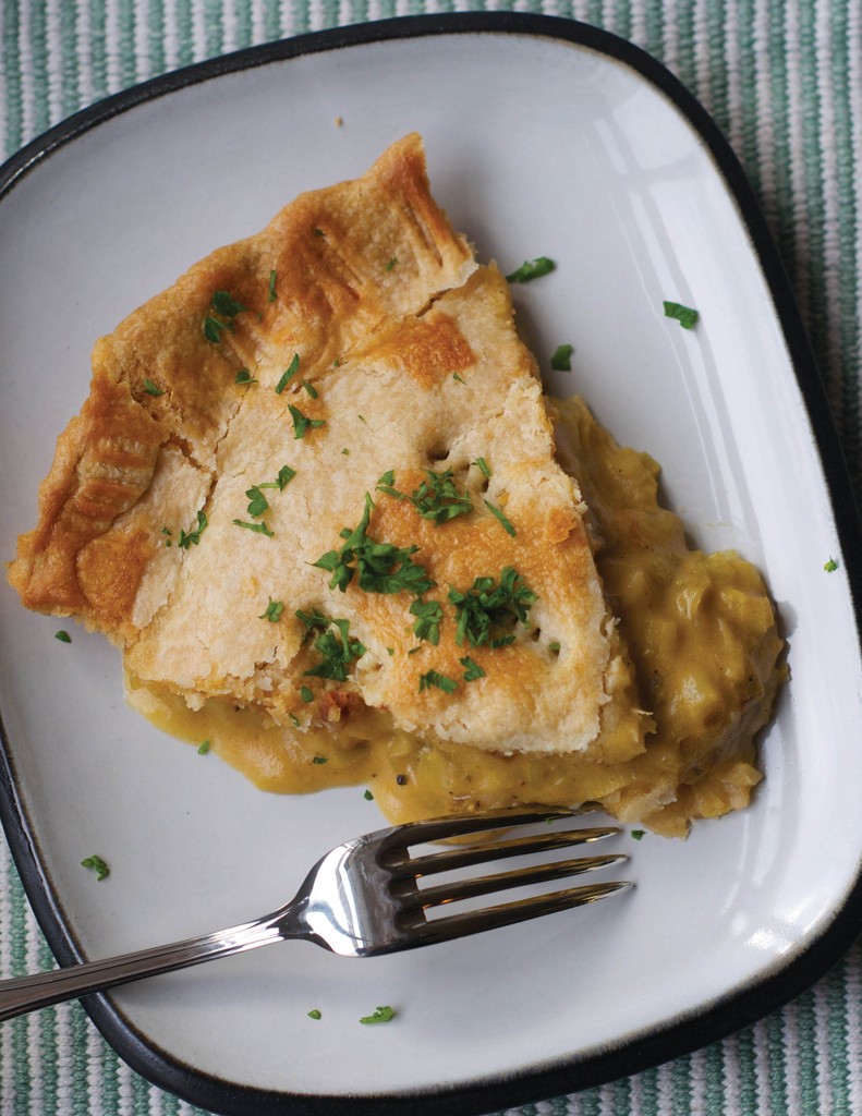 Leek and Cheese Pie from Real Irish Food by David Bowers