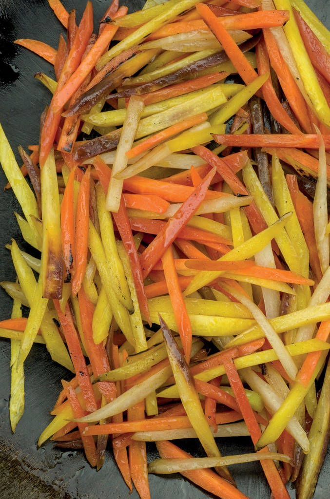 Panfried Carrots from 50 Ways to Cook a Carrot by Peter Hertzmann