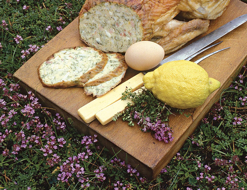 Thyme and Parsley Stuffing from Wild Food by Roger Phillips