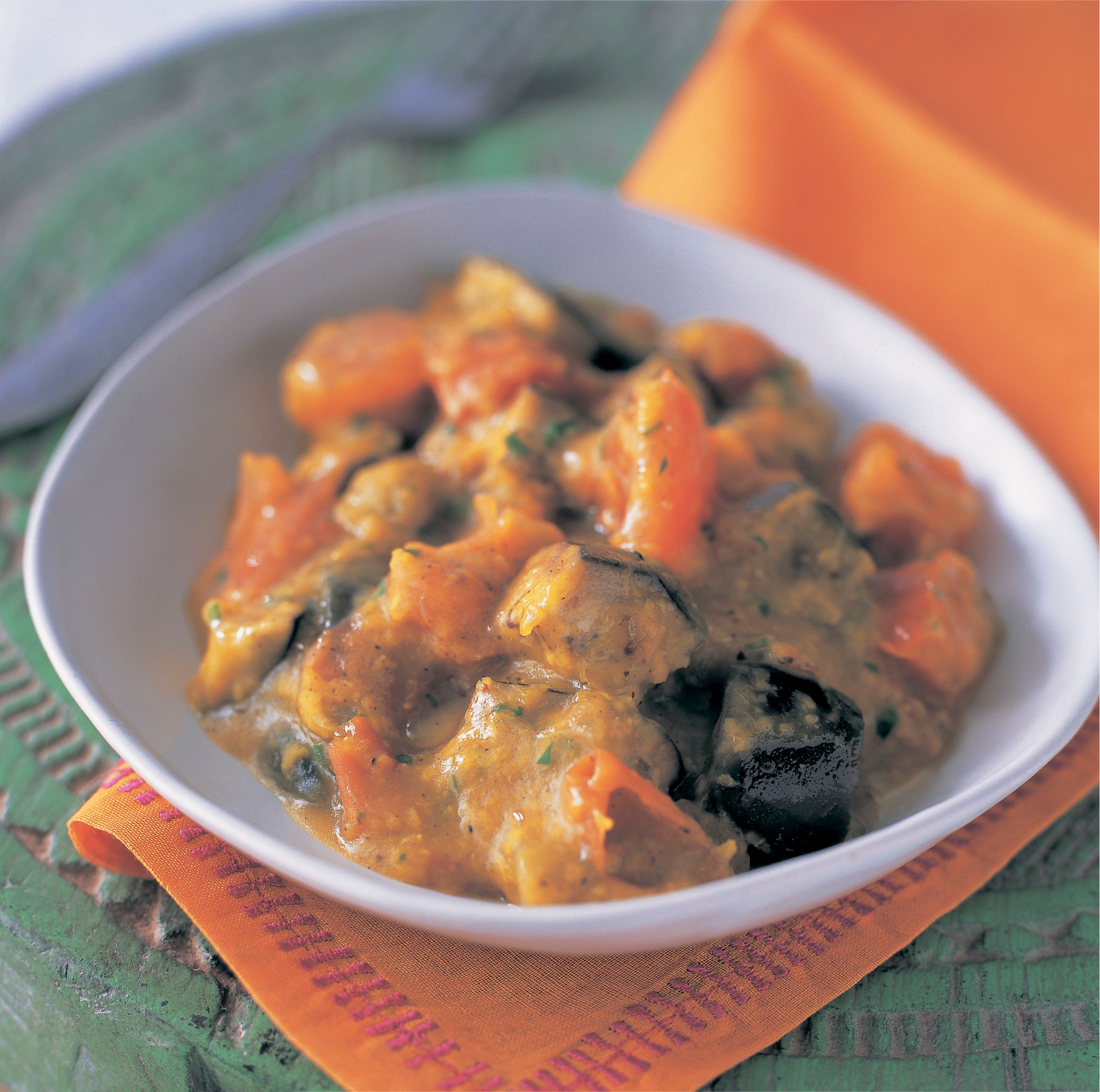Lentil and aubergine curry from The Complete Indian Regional Cookbook 300 Classic Recipes from