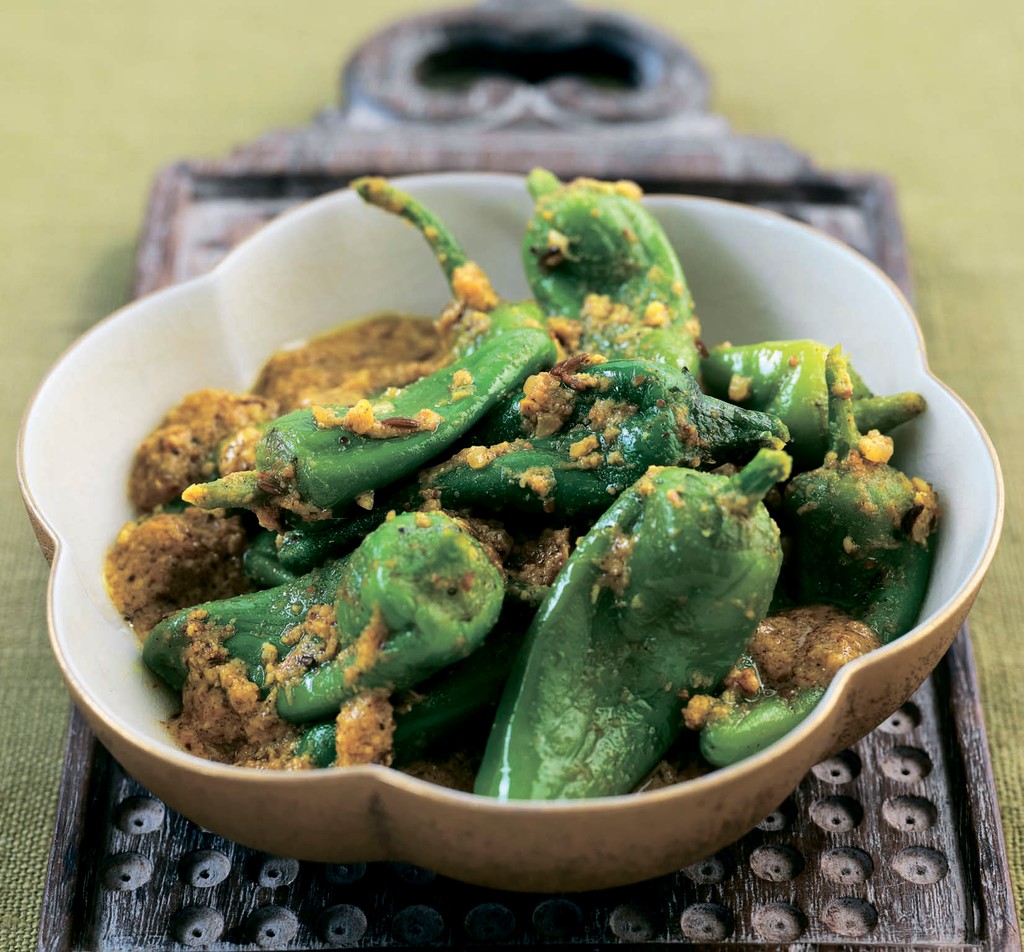 Fresh Green Chillies In Coconut Sauce From The Complete Indian Regional