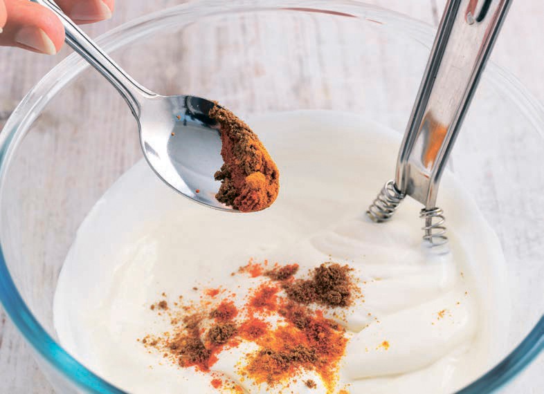 Minced lamb in yogurt sauce from The Complete Indian Regional Cookbook