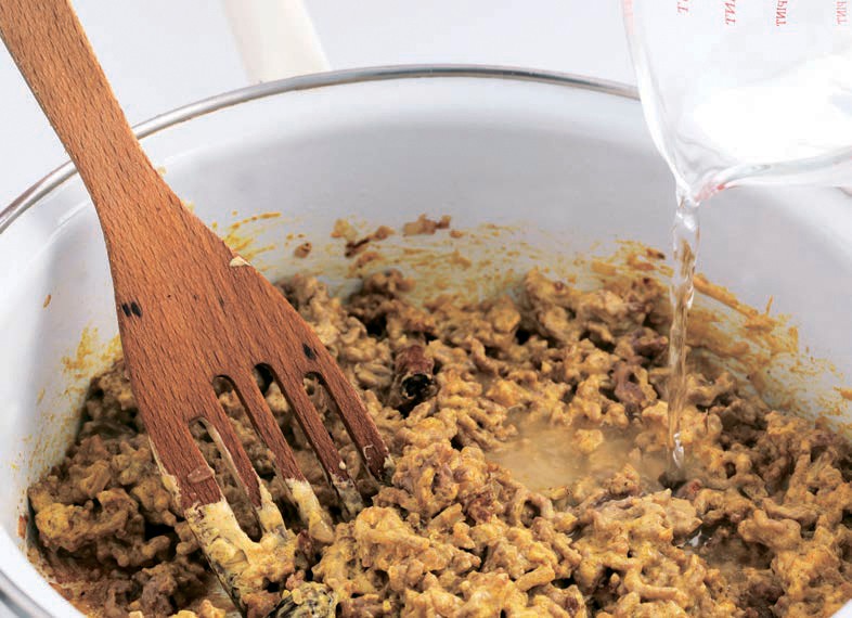 Minced lamb in yogurt sauce from The Complete Indian Regional Cookbook