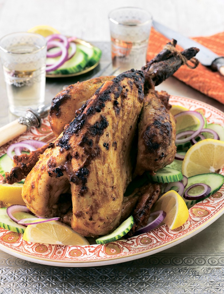 Tandoori-style whole guinea fowl from The Complete Indian Regional ...