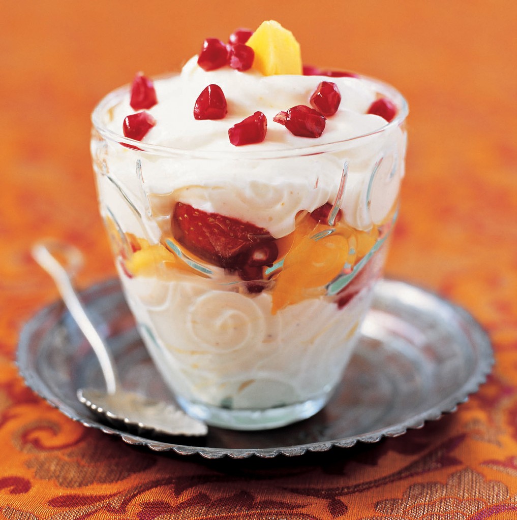 Saffronscented strained yogurt from The Complete Indian Regional Cookbook 300 Classic Recipes