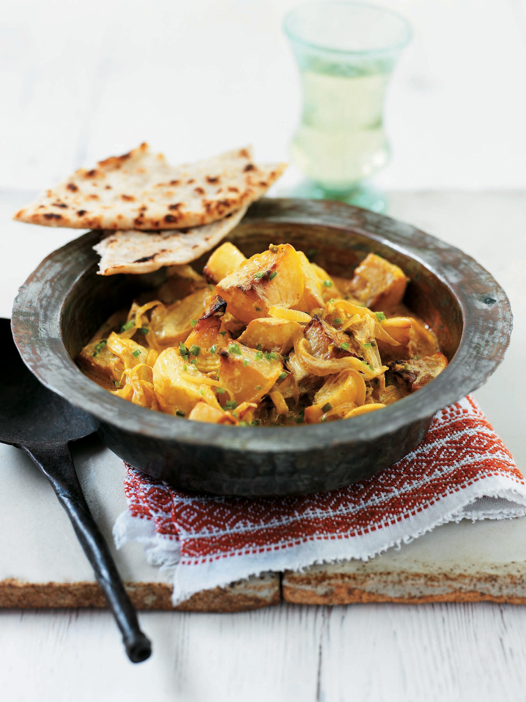 Turnips in cream sauce from The Complete Indian Regional Cookbook 300