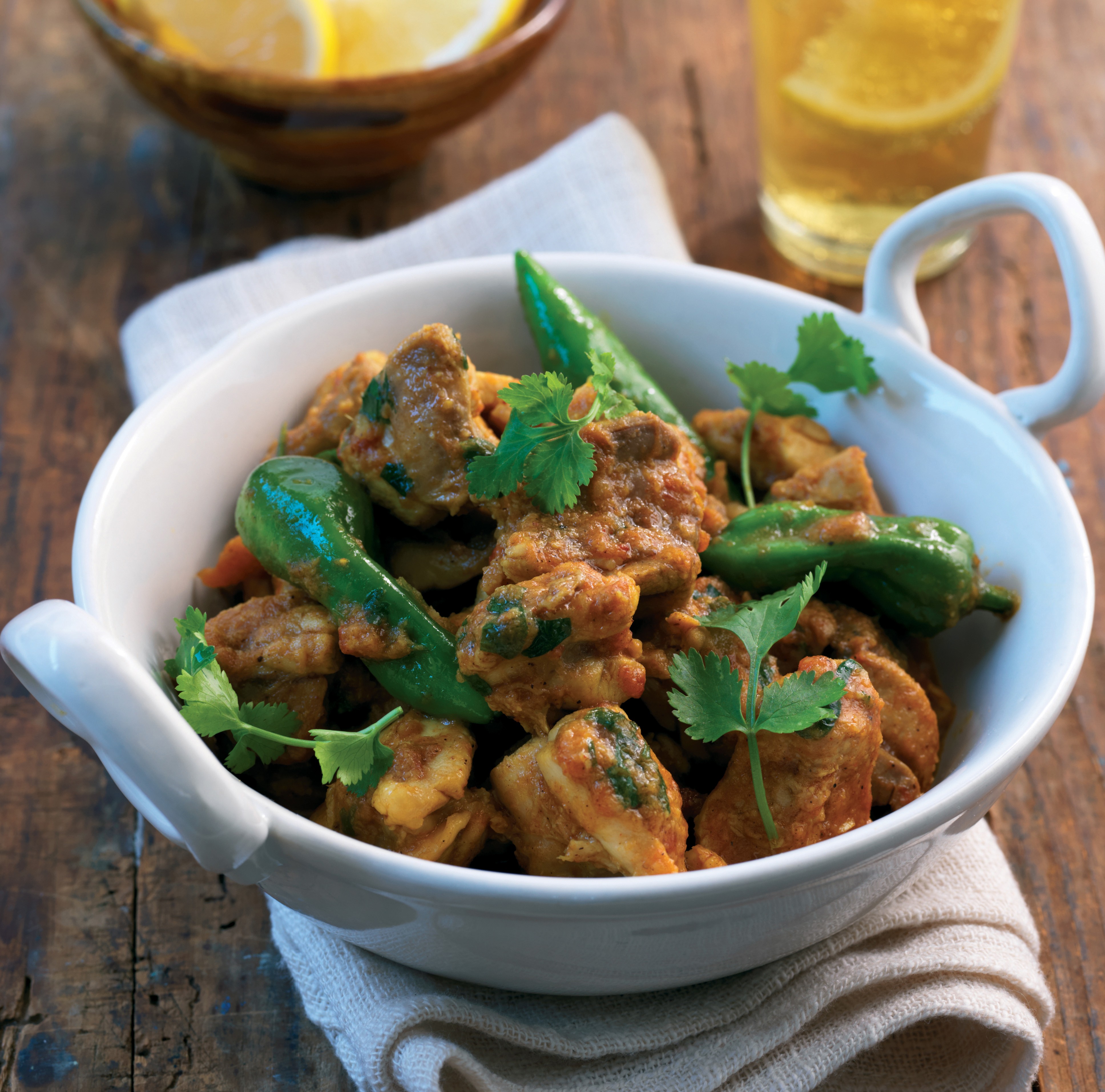 Chicken with stirfried spices from The Complete Indian Regional