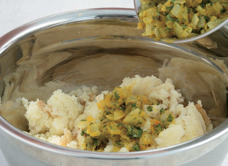 Spiced potato cakes from The Complete Indian Regional Cookbook 300