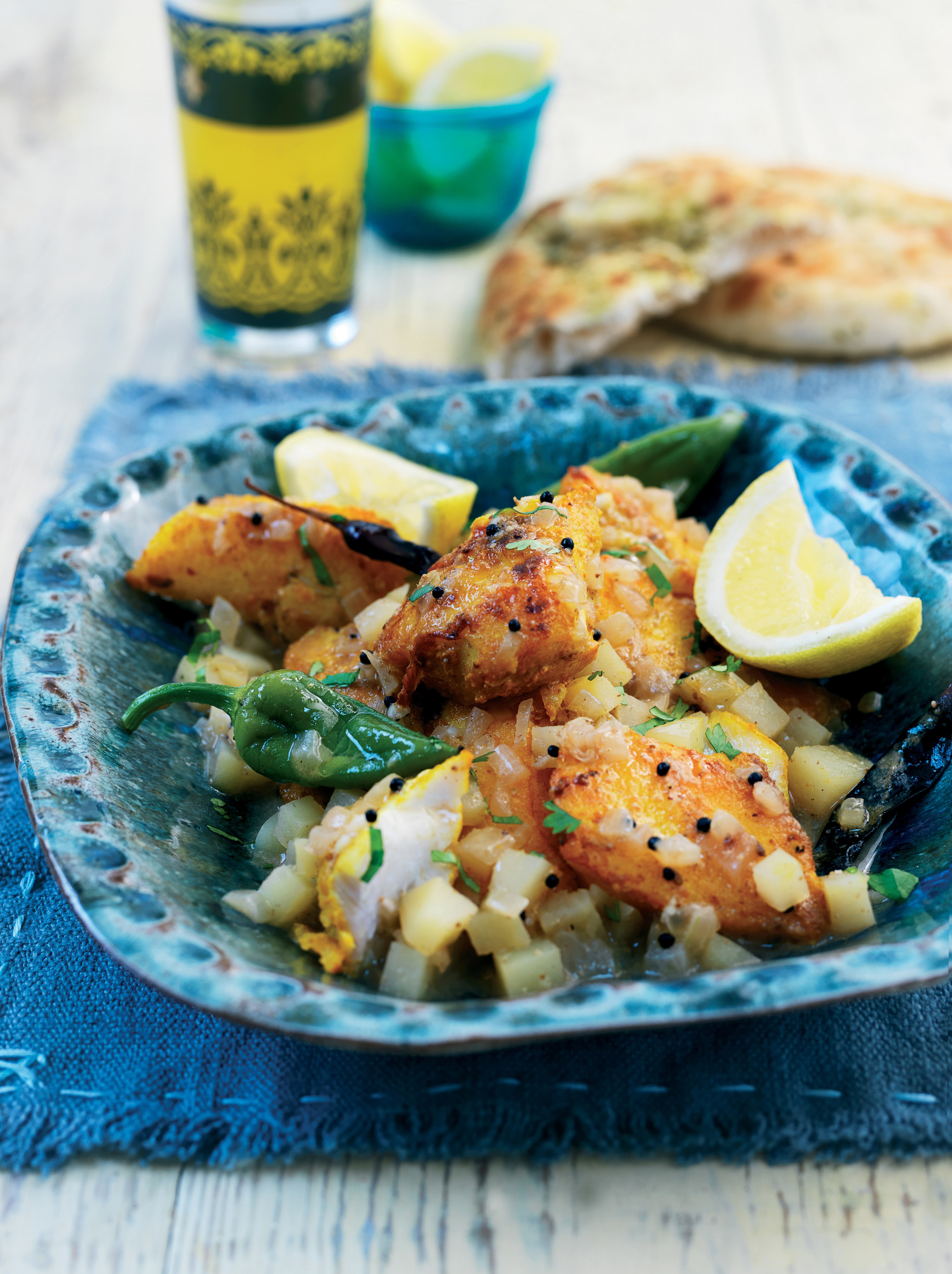 Fish in spicy mustard sauce from The Complete Indian Regional Cookbook