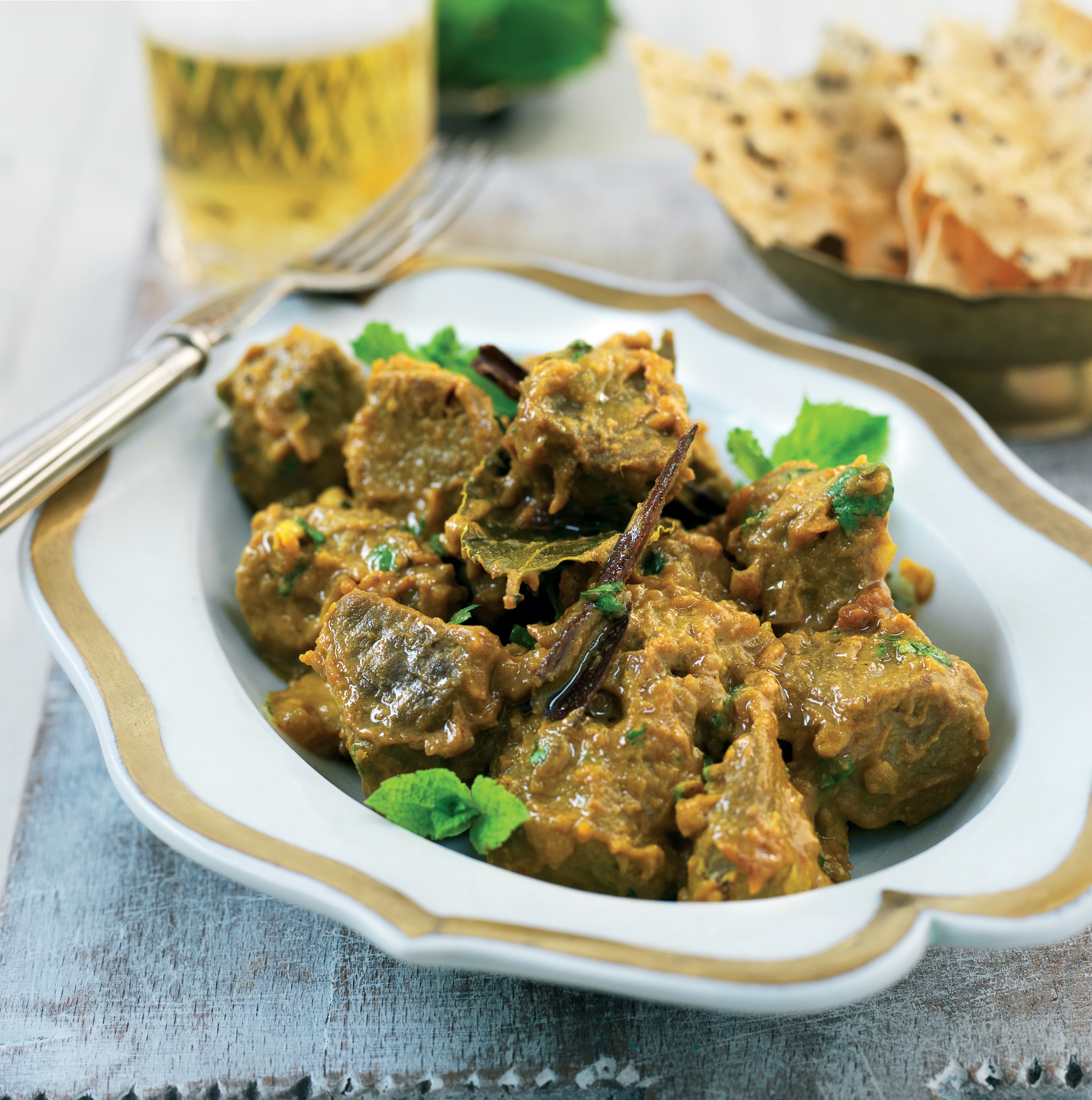 Lamb in tamarind sauce from The Complete Indian Regional Cookbook 300