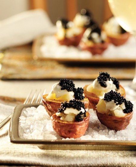 New Potatoes with Black Caviar from The Silver Palate Cookbook by Julee  Rosso and Sheila Lukins