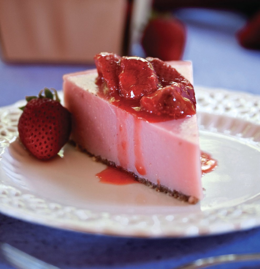 Chilled Rhubarb Torte from Vegan Desserts by Hannah Kaminsky