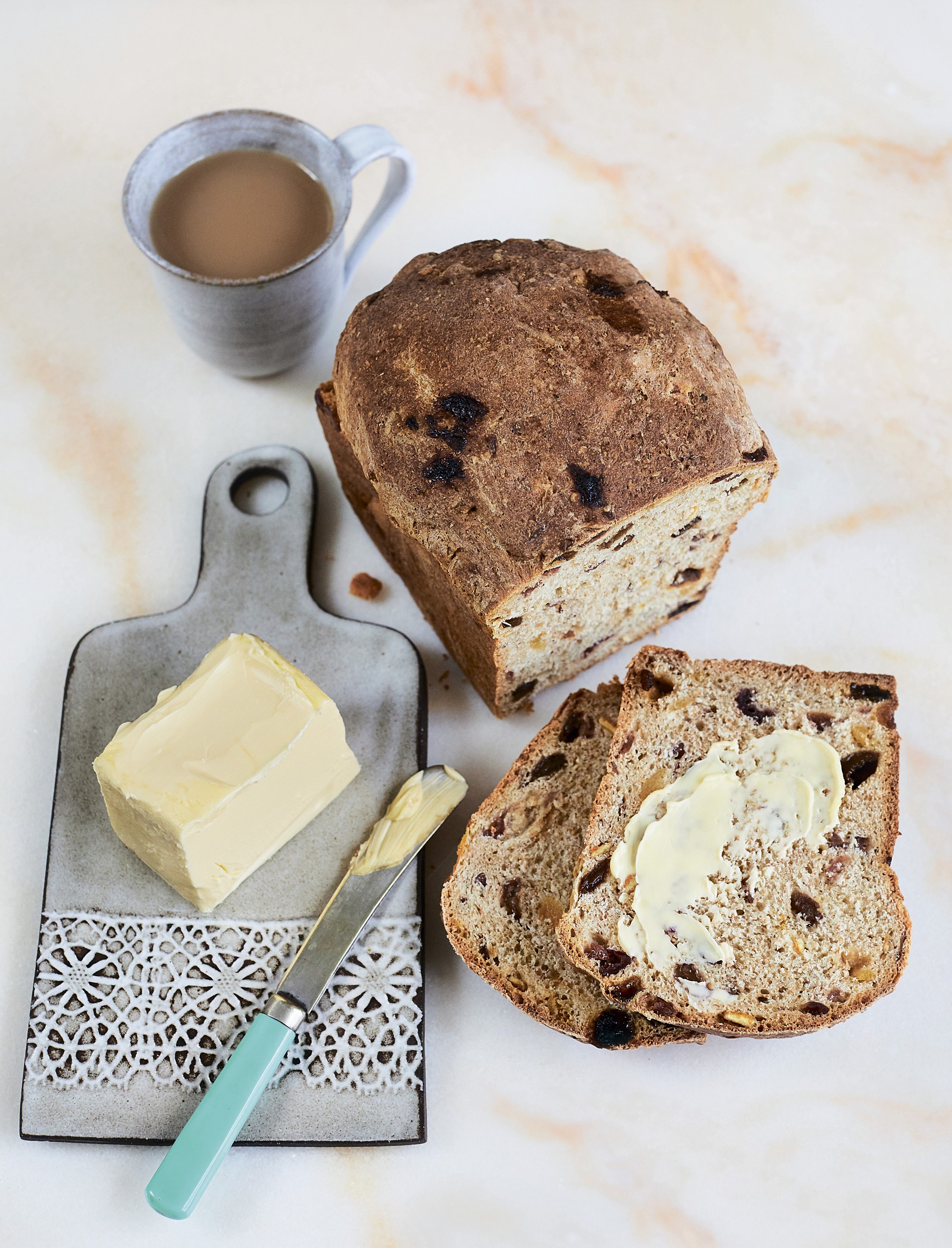 Fruit Bread from The Vegetarian Kitchen by Prue Leith and Peta Leith